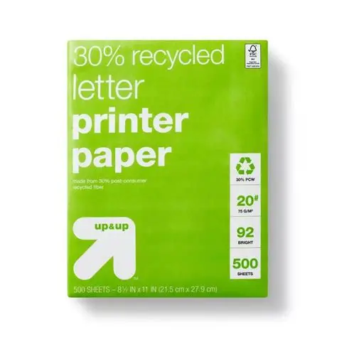 Guevara Recycled Copy Paper Letter 30%